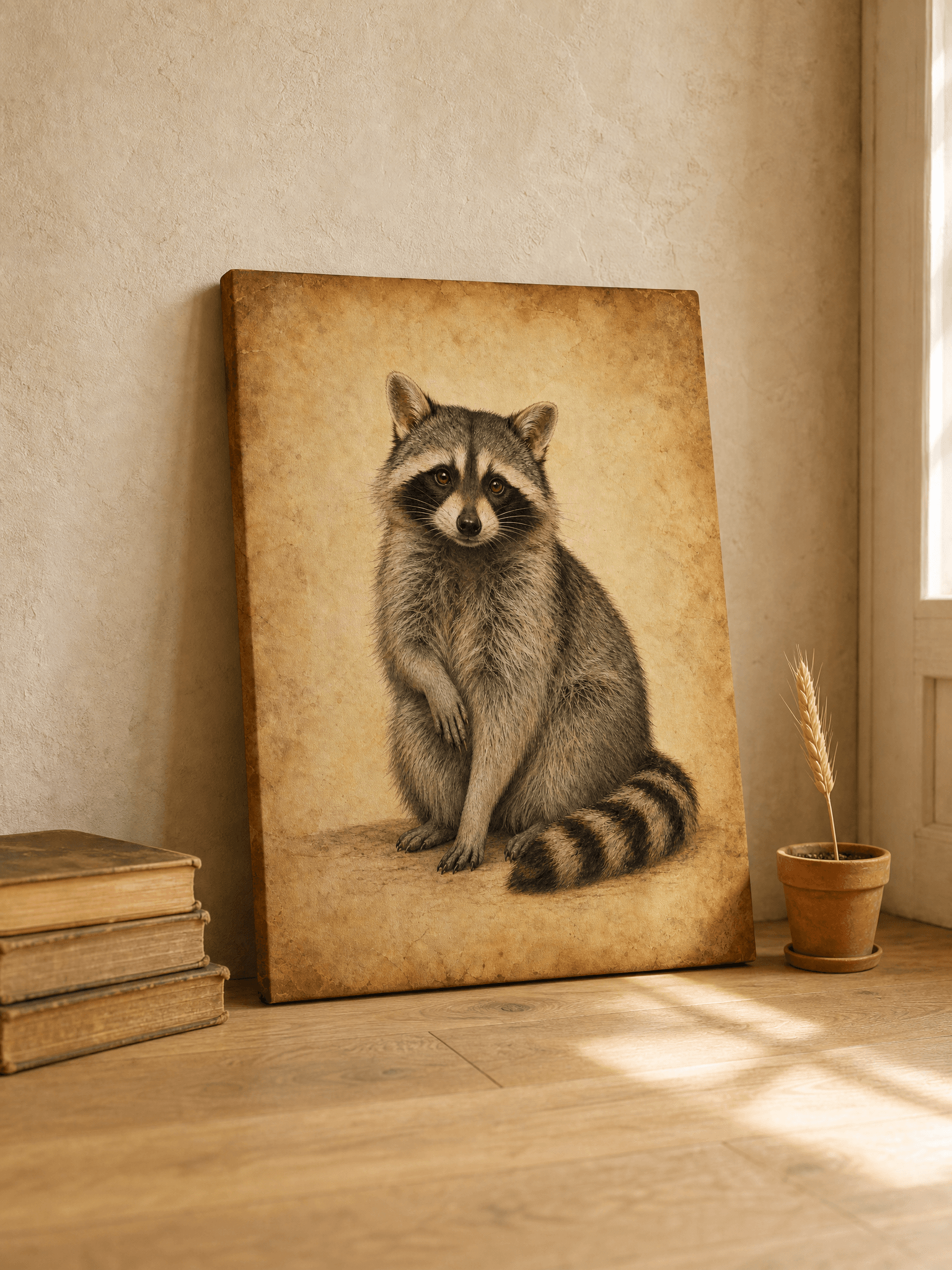 Curated wall art prints displayed in a beautifully styled living room